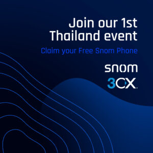 เข้าร่วมงาน Snom Partner ครั้งแรกในประเทศไทย